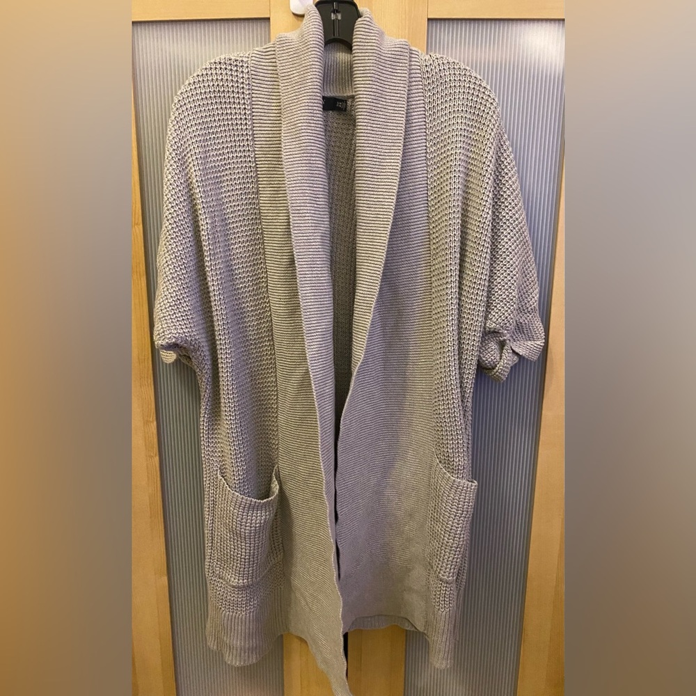 Ralph Lauren Black Label 100% cotton grey cardigan Size Small